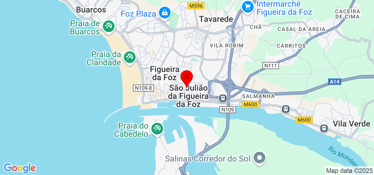 PintArte - Coimbra - Figueira da Foz - Karte