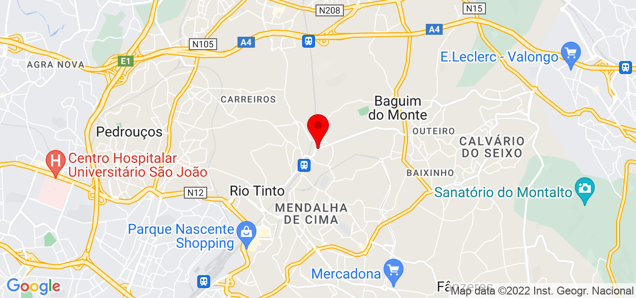 Henrique Azeredo - Porto - Gondomar - Mapa