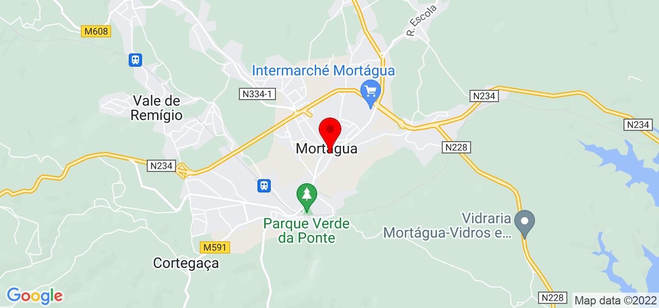 Claudia - Viseu - Mortágua - Mapa