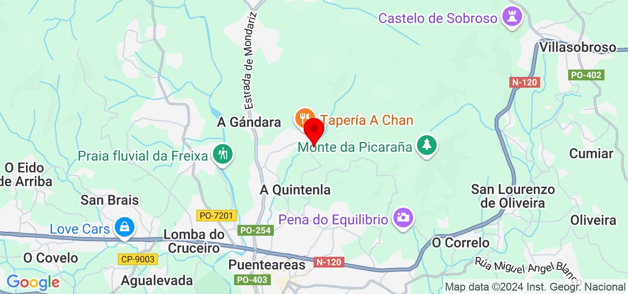 Techdia - Galicia - Ponteareas - Mapa