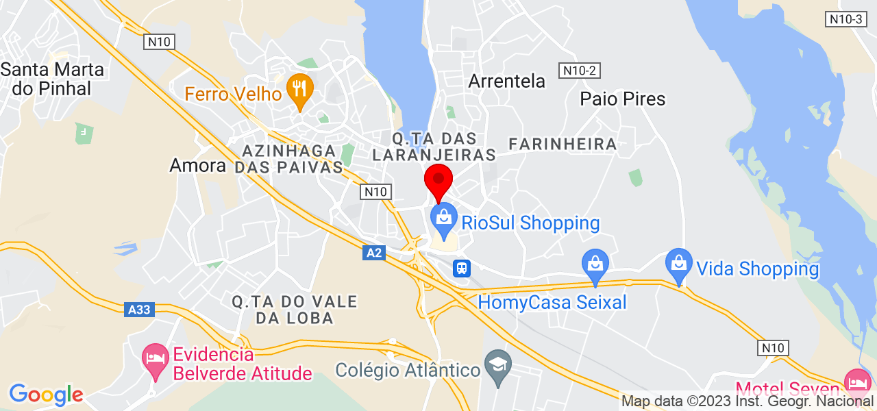 Gon&ccedil;alo Bernardo - Setúbal - Seixal - Mapa