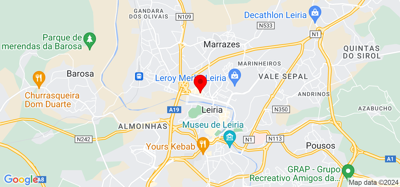 Leonor Faustino Francisco - Leiria - Leiria - Mapa