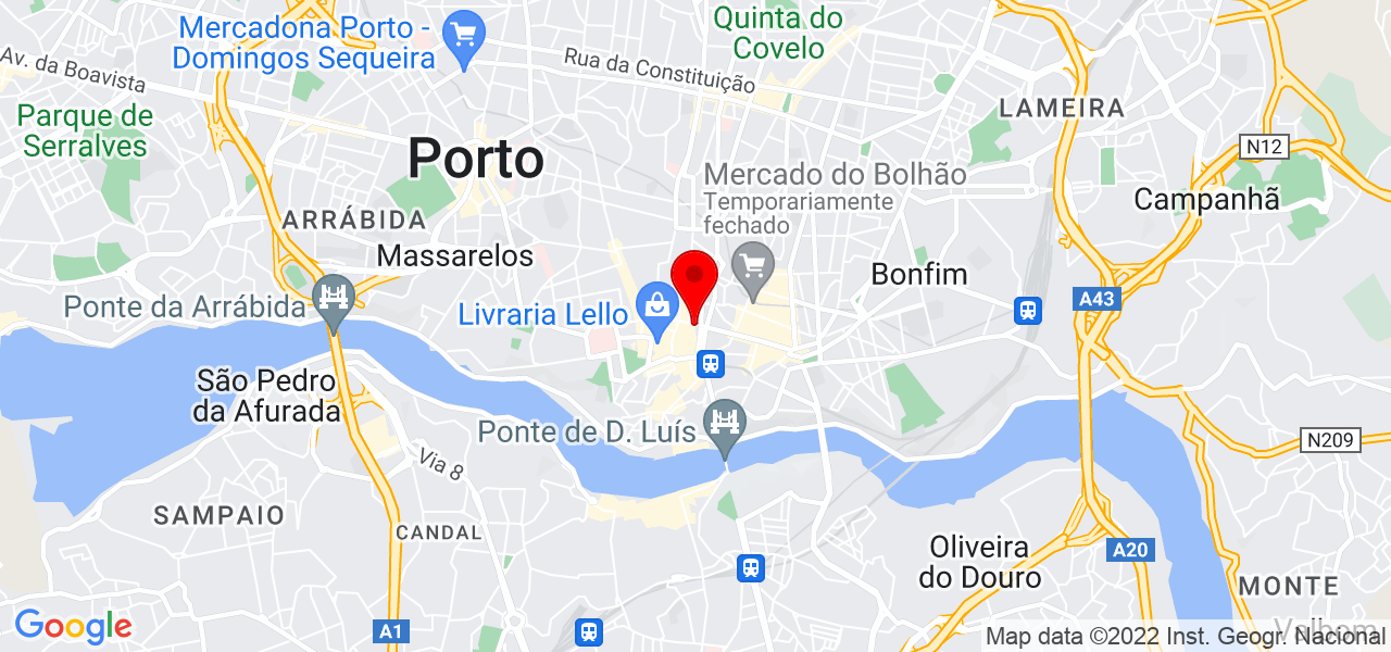 Djalma - Porto - Porto - Mapa