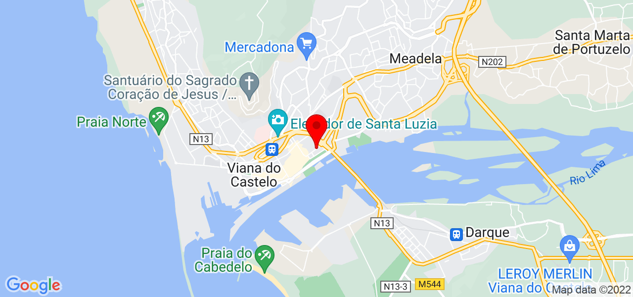 Imoanha Construcoes Lda - Viana do Castelo - Viana do Castelo - Mapa