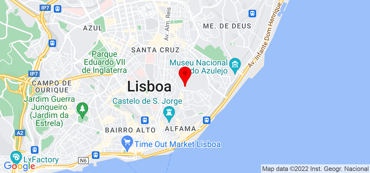 Guilherme Silveira Ara&uacute;jo - Lisboa - Lisboa - Mapa