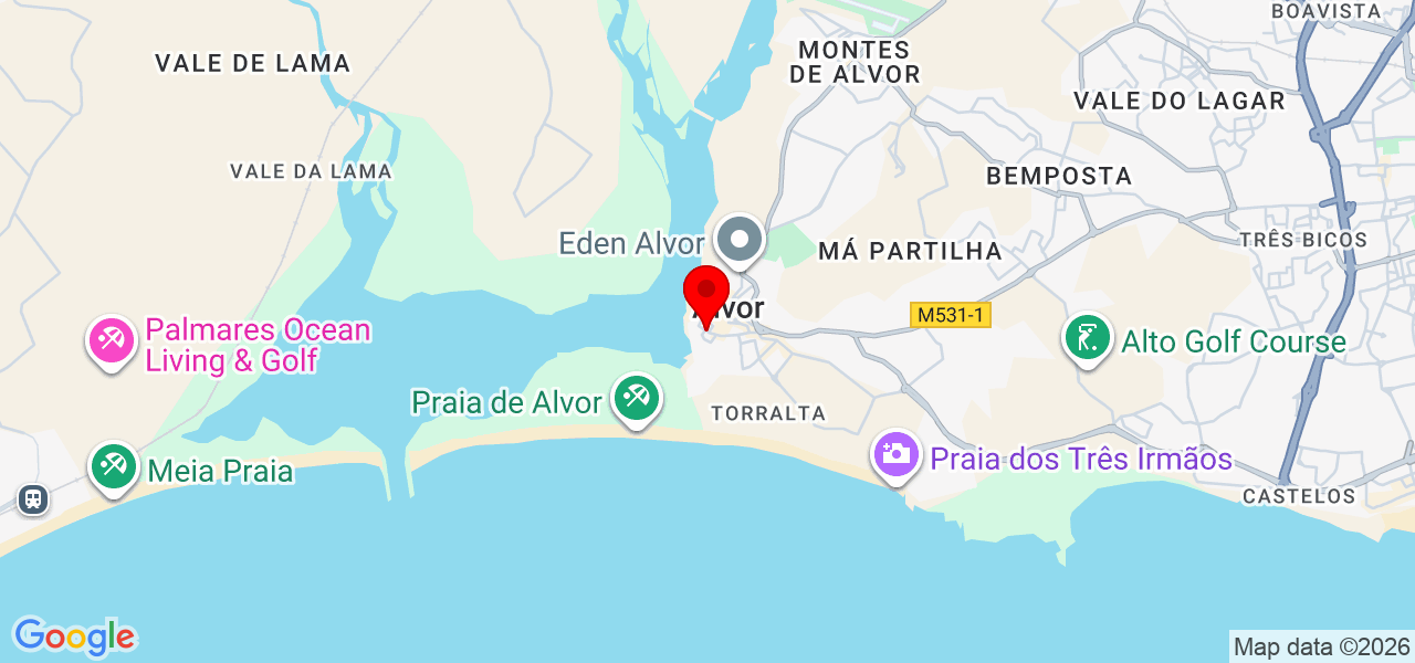 Anita de paulo - Faro - Portimão - Mapa