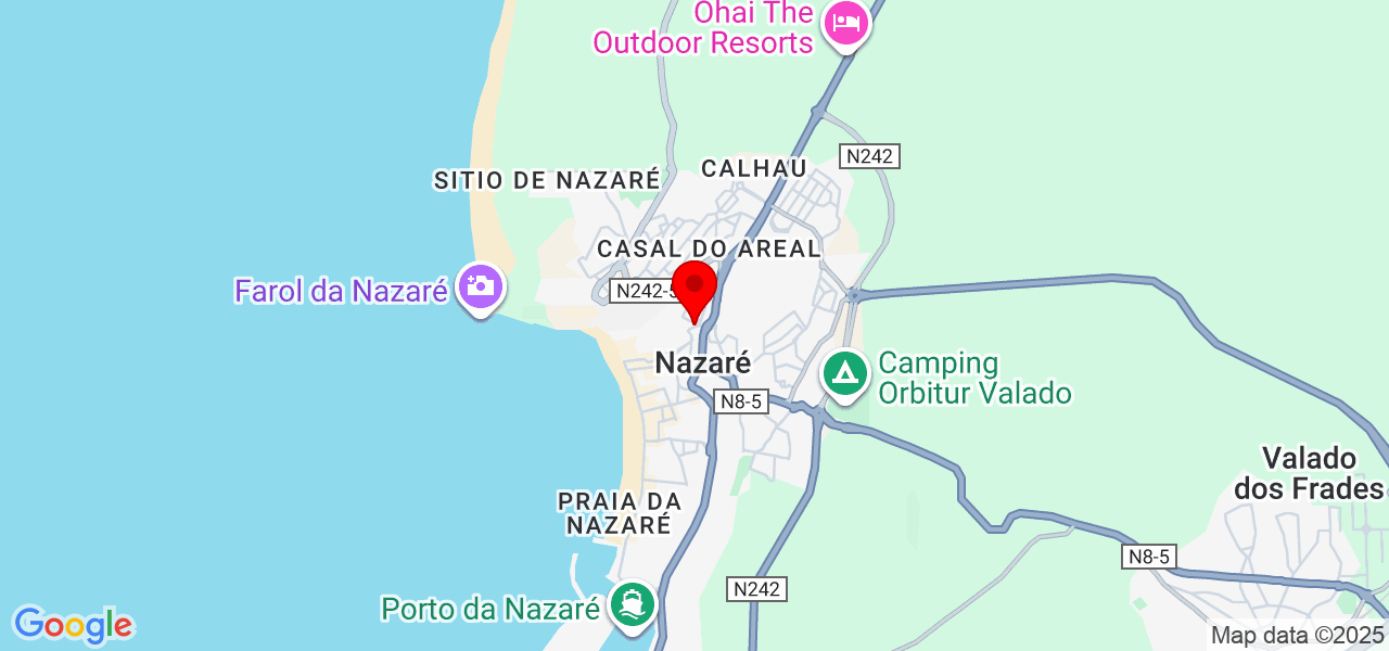 B2H Agency - Born to Happen - Leiria - Nazaré - Mapa