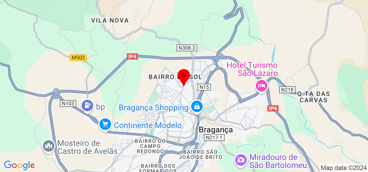 Natalia Sanh&aacute; - Bragança - Bragança - Mapa