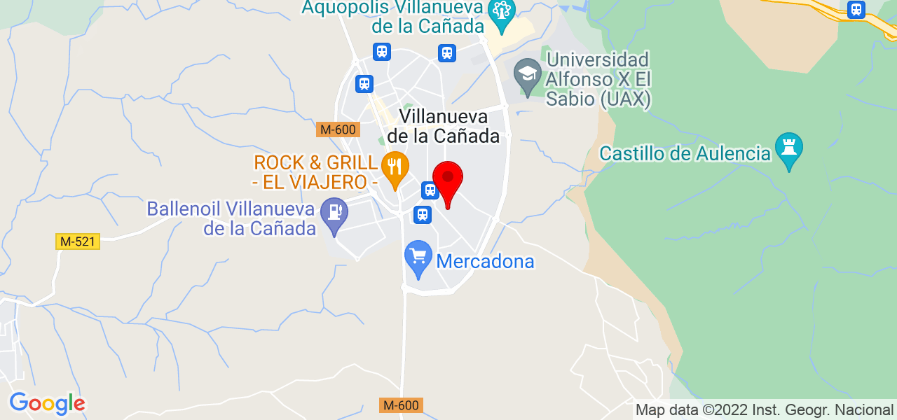 Ana Mar&iacute;a - Comunidad de Madrid - Villanueva de la Cañada - Mapa