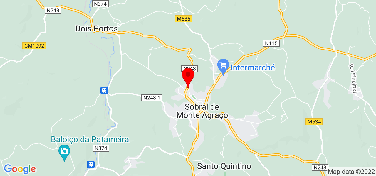 Teamag Lda - Lisboa - Sobral de Monte Agraço - Mapa