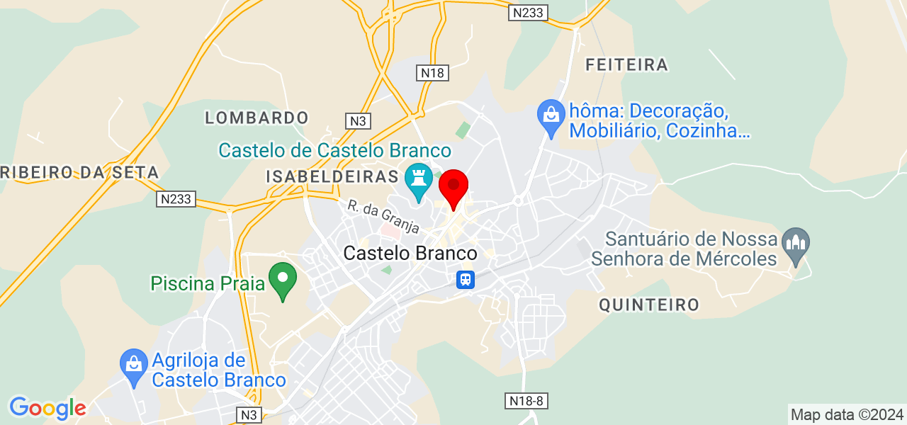 Alisson Costa - Castelo Branco - Castelo Branco - Mapa
