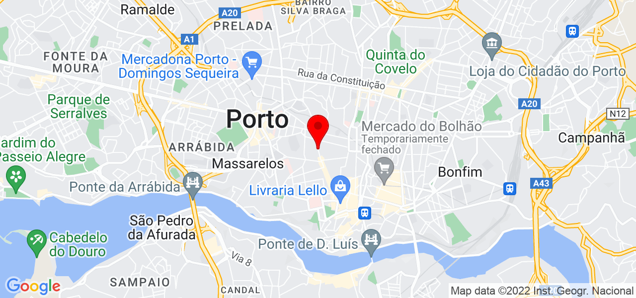 Jjab Unipessoal Lda - Porto - Porto - Mapa