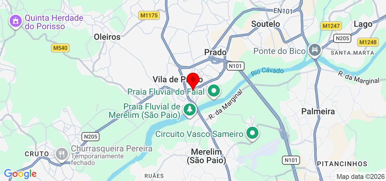 Domingos - Braga - Vila Verde - Map