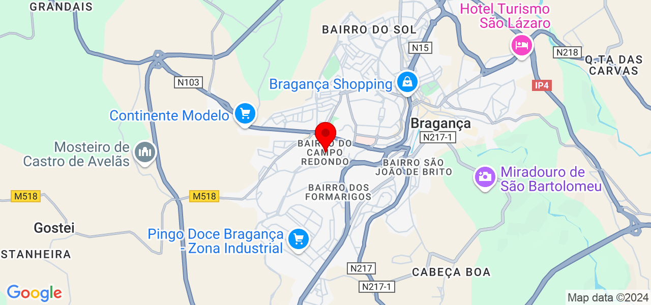 Ilidio Manuel - Bragança - Bragança - Mapa