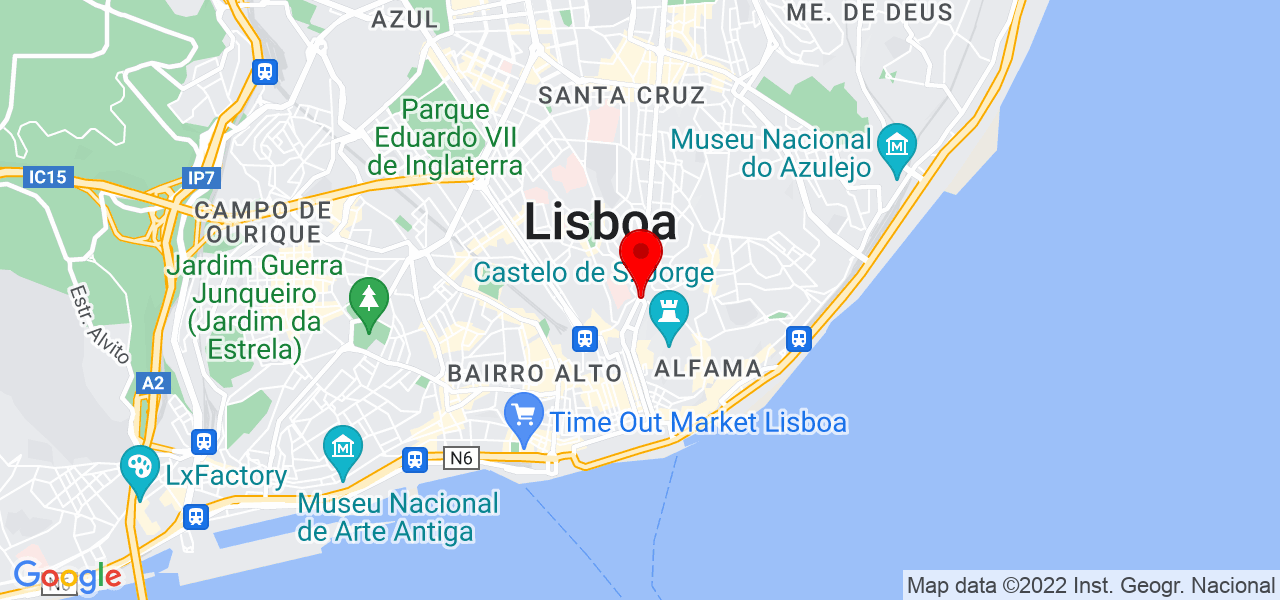 Arroba Vers&aacute;til - Lisboa - Lisboa - Mapa