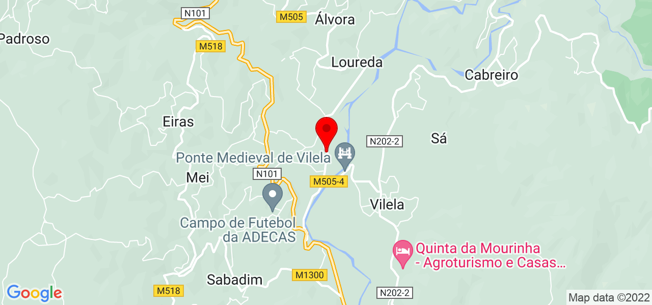 T&acirc;nia Henriques - Viana do Castelo - Arcos de Valdevez - Mapa