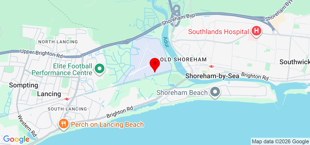 Greener Solar Solutions - South East England - Shoreham Airport - Mapa