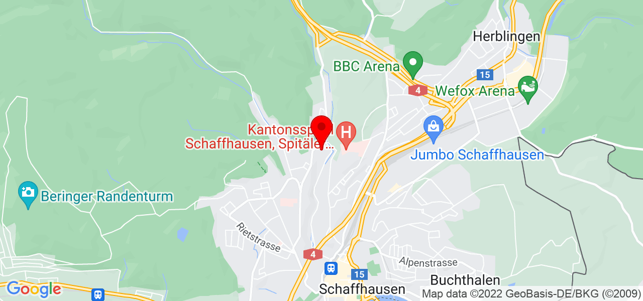 Rüeger e-concept GmbH - Schaffhausen - Schaffhausen - Karte