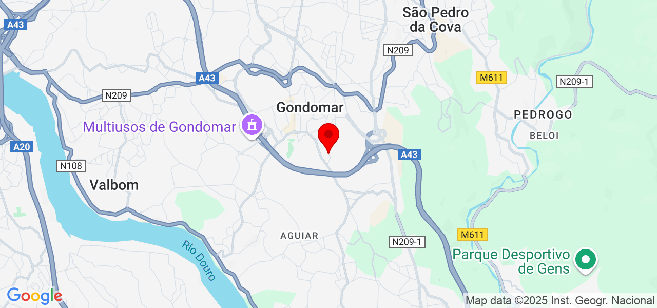 Empregada especializada em limpezas - Porto - Gondomar - Mapa