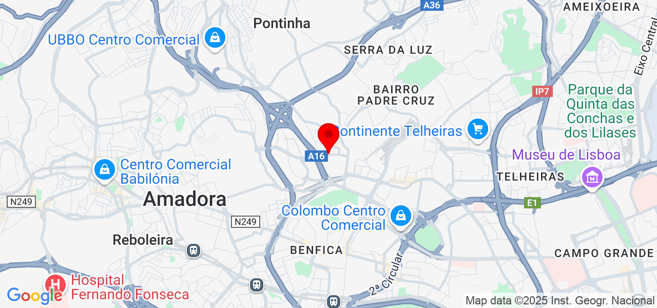 A.xavier  Remodela&ccedil;&otilde;es - Lisboa - Odivelas - Map