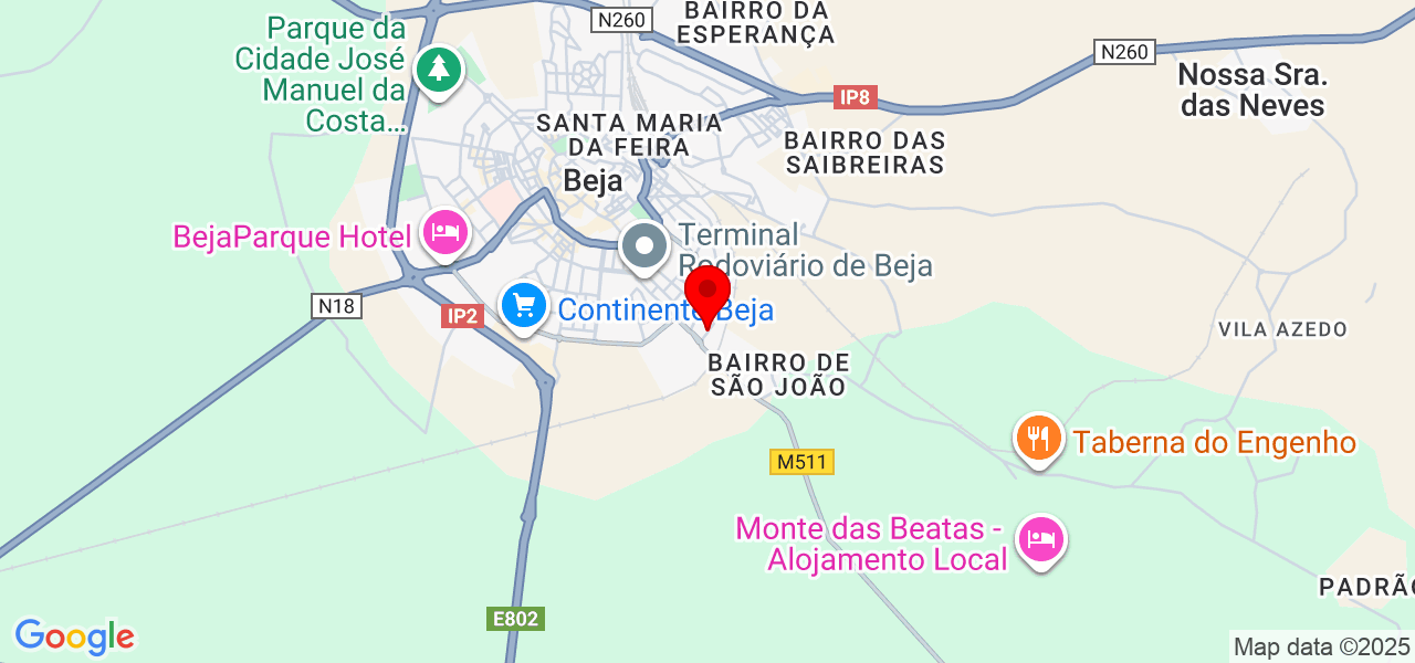 Bernardo Carriço - Beja - Beja - Karte