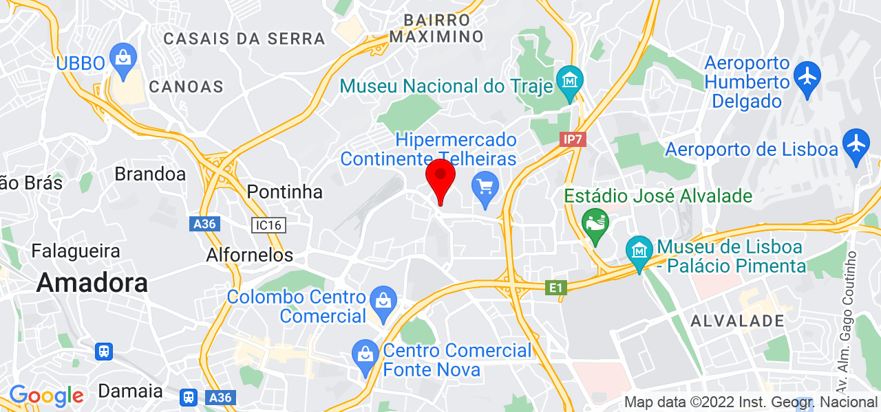 Elsa Margarida Oliveira - Lisboa - Lisboa - Mapa