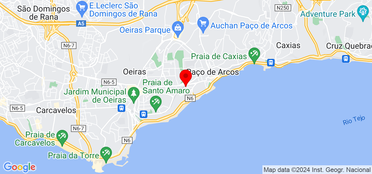Lindomar - Lisboa - Oeiras - Mapa