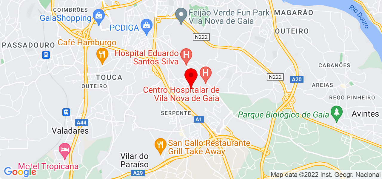 Filipa Magalhães - Porto - Vila Nova de Gaia - Karte