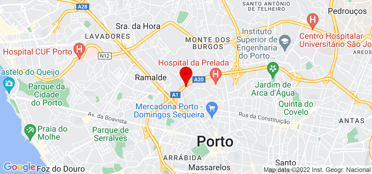 Filipe Rodrigues - Porto - Porto - Mapa