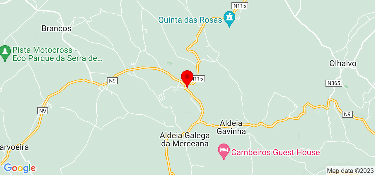 Tamirys Prado - Lisboa - Alenquer - Mapa