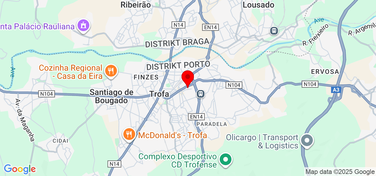 Bruno Couto - Porto - Trofa - Map