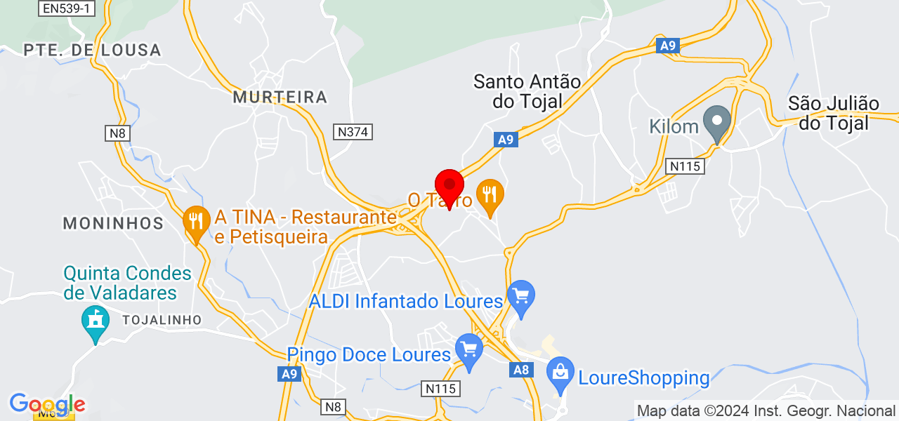 Aisha Ismail - Lisboa - Loures - Mapa