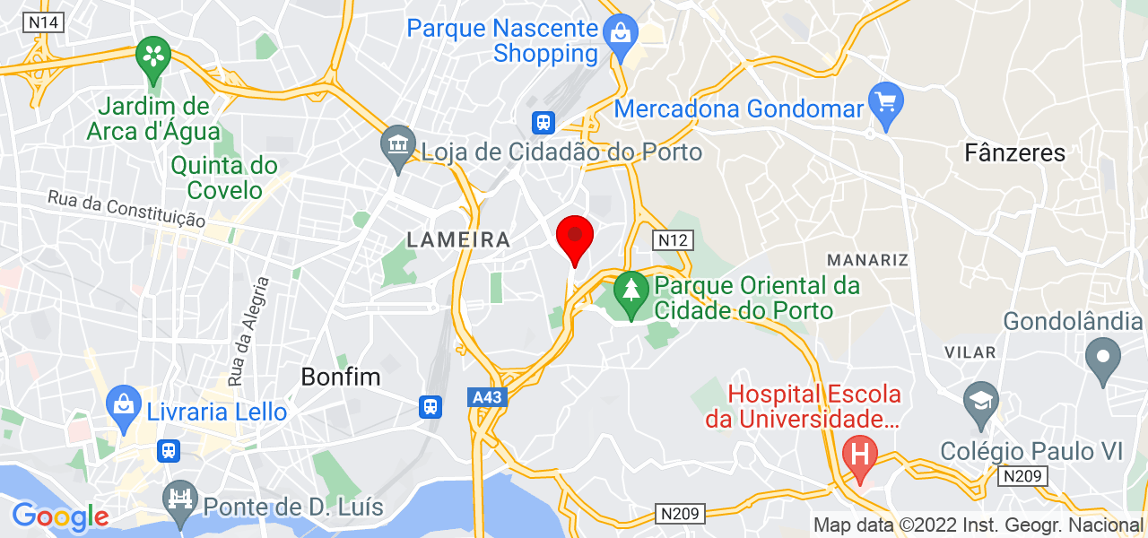 Gil Pereira - Porto - Porto - Mapa