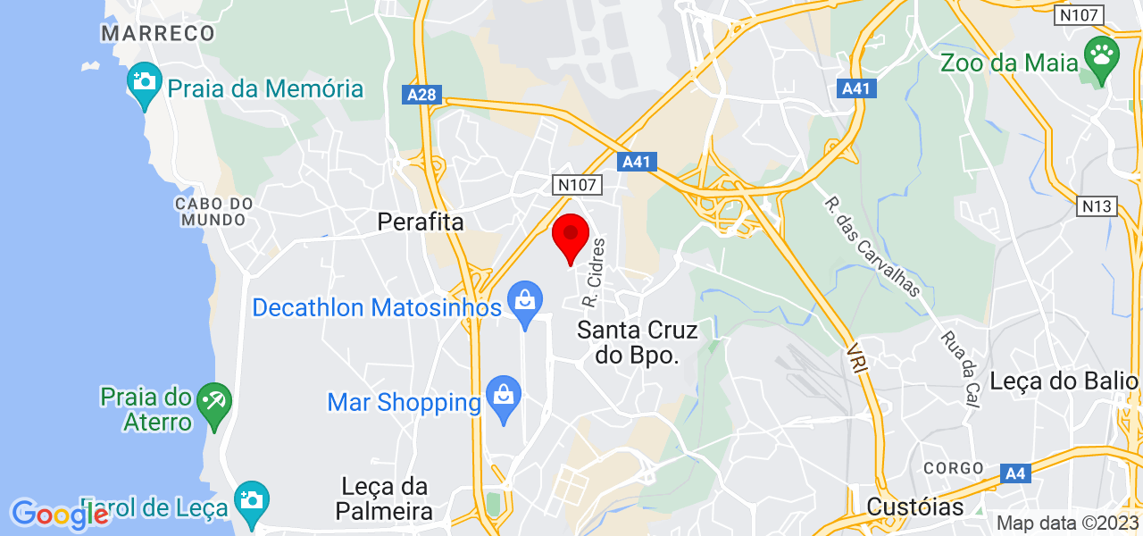 Jos&eacute; Pereira - Porto - Matosinhos - Mapa