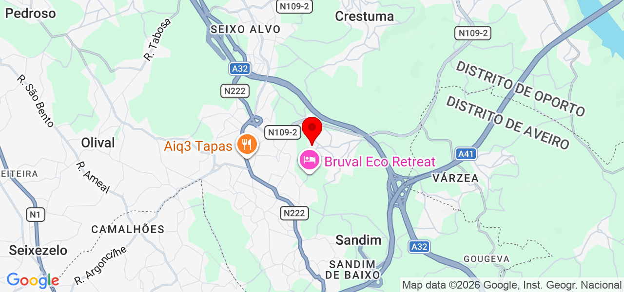 Leonardo - Porto - Vila Nova de Gaia - Mapa