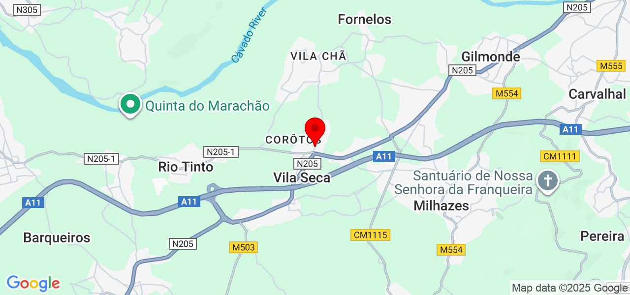 Loureiro em Casa - Braga - Barcelos - Karte