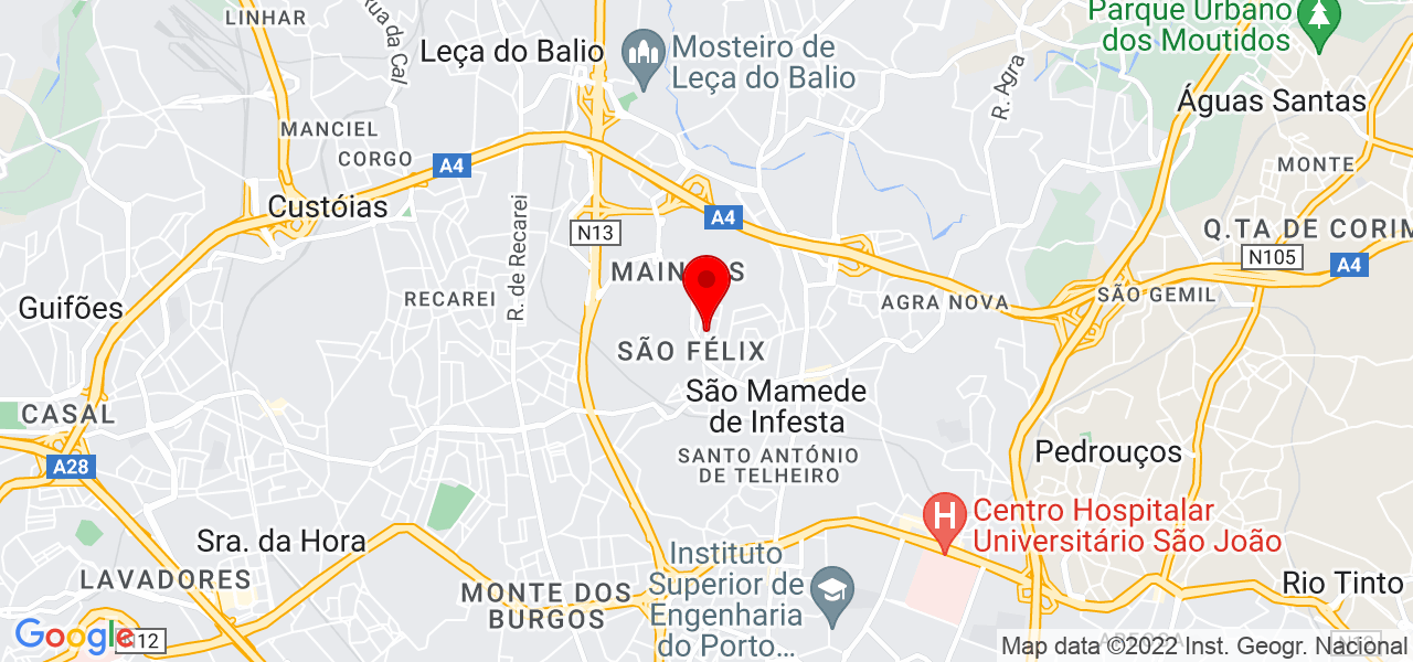 MiMaLi Designer de Interiores - Porto - Matosinhos - Mapa
