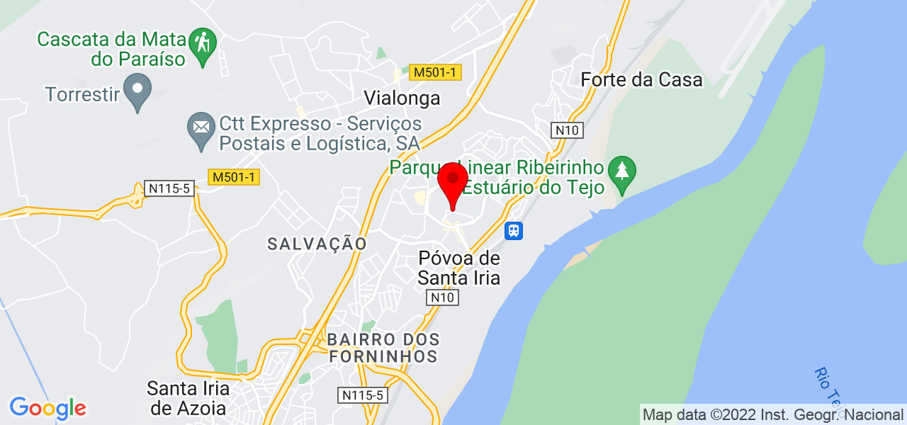 Carlos Roberto - Lisboa - Vila Franca de Xira - Mapa