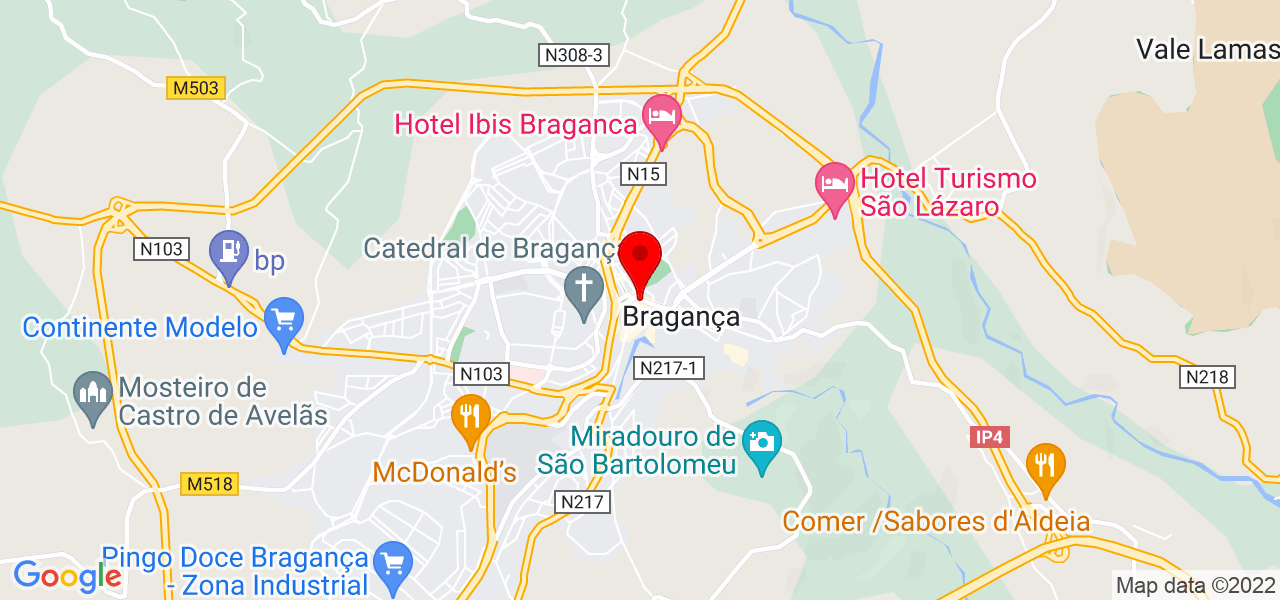 Ana Moredo - Bragança - Bragança - Mapa