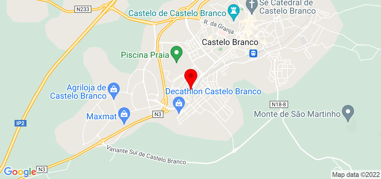 Maria Cattaneo - Castelo Branco - Castelo Branco - Mapa