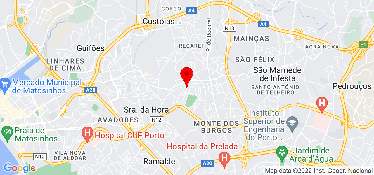 SILVARES SEGUROS - Porto - Matosinhos - Mapa