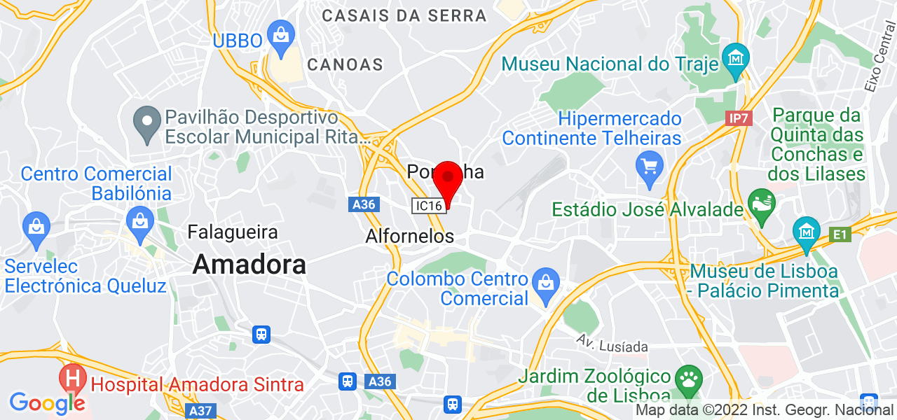 Messias - Lisboa - Odivelas - Mapa