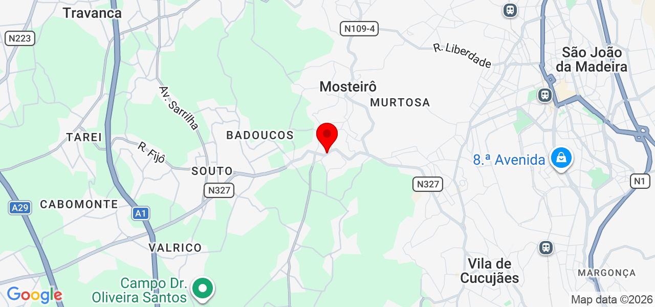 Rita - Aveiro - Santa Maria da Feira - Mapa