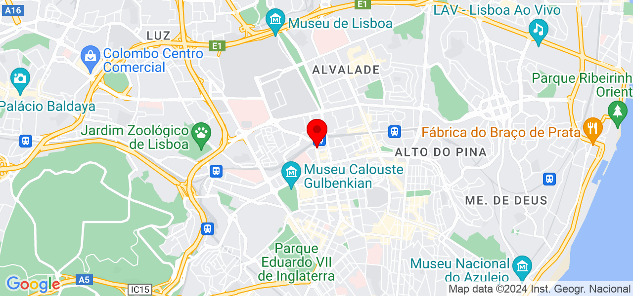 Mestre Xama Dani - Lisboa - Lisboa - Mapa