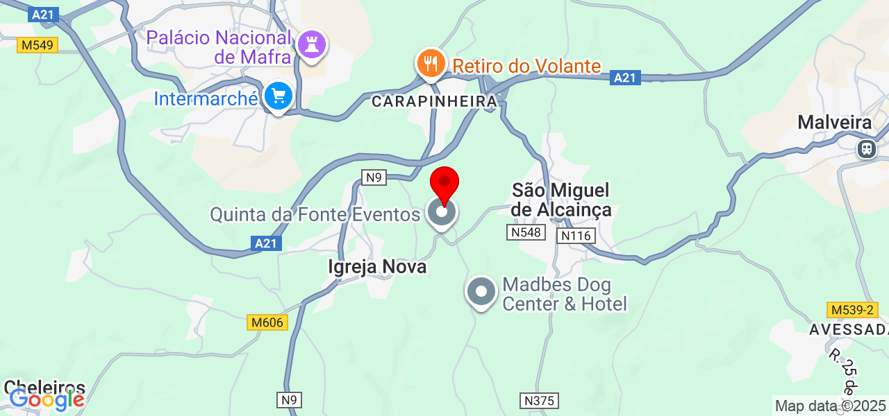 Servi&ccedil;os de Petsitting - Lisboa - Mafra - Mapa