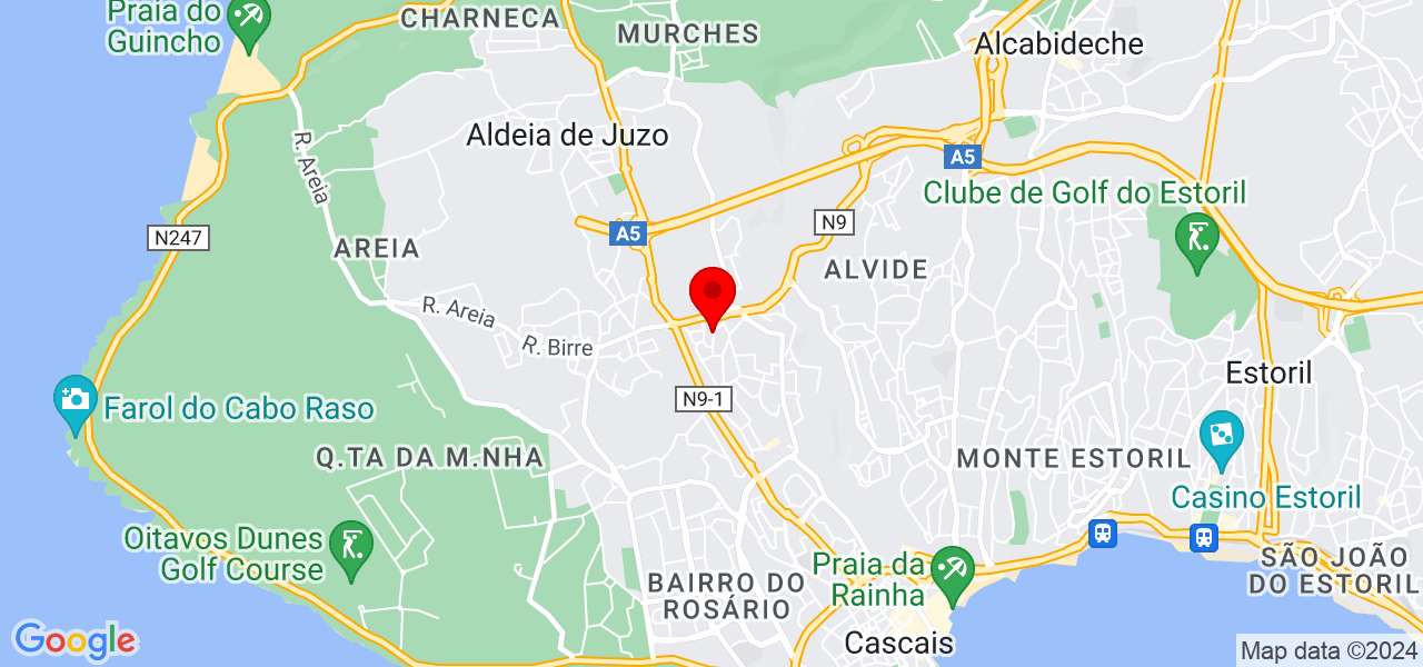 Claudio - Lisboa - Cascais - Mapa