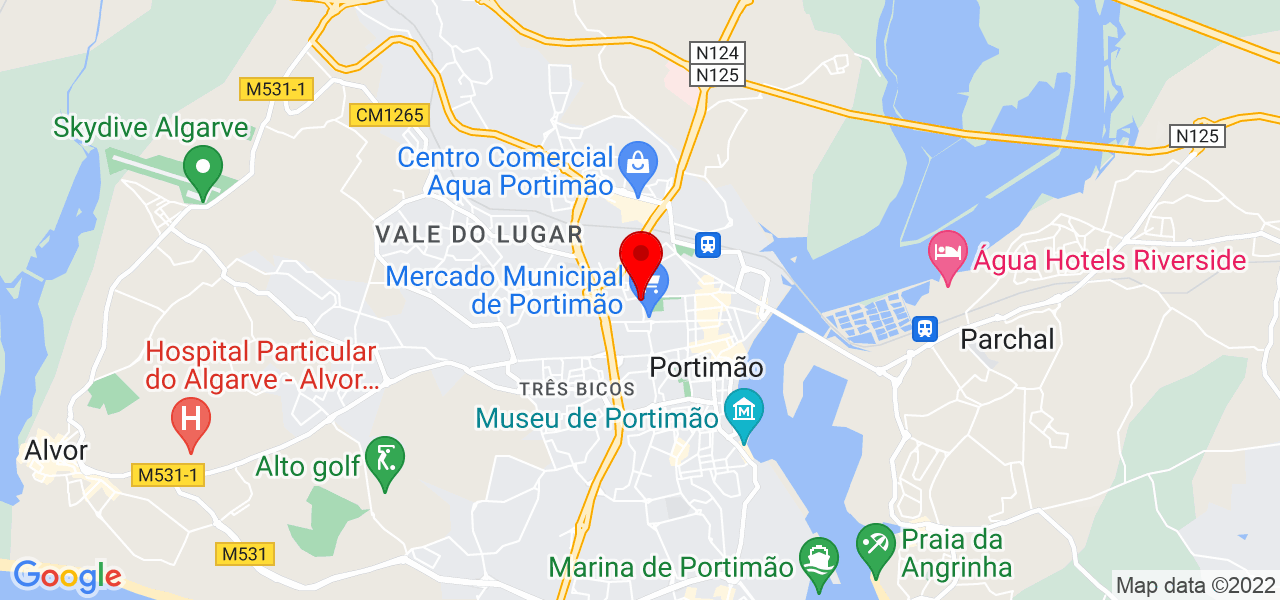 Naty Santos - Faro - Portimão - Mapa