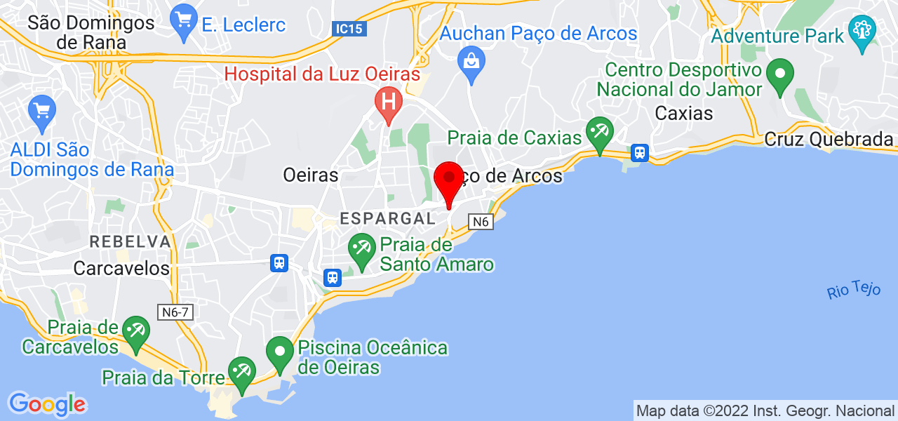 Dionizio Bach - Lisboa - Oeiras - Mapa