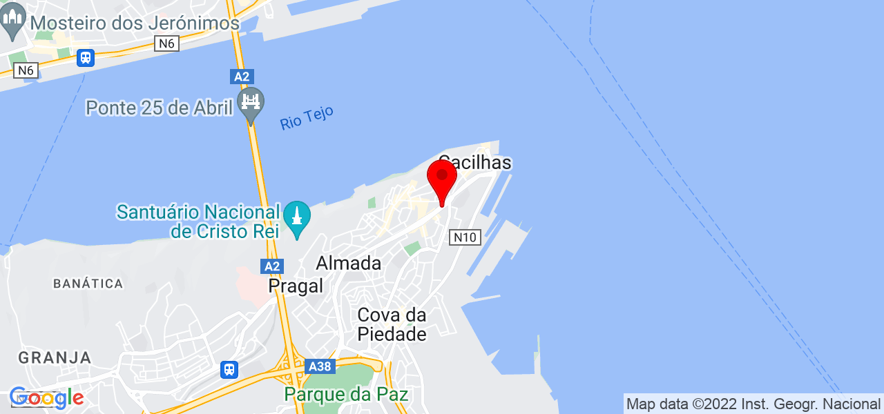 Pedro Appel - Setúbal - Almada - Map