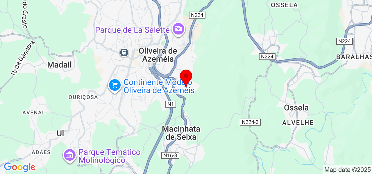 iGon - Aveiro - Oliveira de Azeméis - Karte